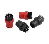 Juego de accesorios para limpiador a vapor de 8 piezas para Karcher SC1/SC2/SC3/SC4/SC5 cepillos redondos, cepillos planos, boquillas codificadas por colores extendidos, alta temperatura