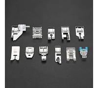 Juego de Accesorios para Máquina de Coser, Prensatelas, Piezas Multifuncionales para Máquina de Coser, 11 Uds. (Juego de 11 Piezas en Caja de plástico.)