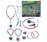 Juego de accesorios para niñas Stitch y Angel Disney 12 piezas accesorios pelo joyería bisutería