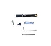 Juego de accesorios para puente de guitarra profesional negro para fijar y afinar cuerdas a instrumentos de bobina única Fácil instalación del puente de guitarra