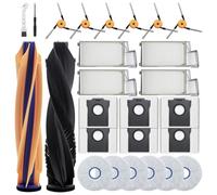 Juego de accesorios para robot aspirador Dreame X50s Ultra de repuesto, 2 cepillos principales, 6 cepillos laterales, 4 filtros, 6 toallitas (no apto para X50 Ultra/X50 Master!!)