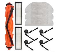 Juego de accesorios para robot aspirador Xiaomi S40 / OV81, con cepillo principal, filtros laterales y paño de fregona para eliminar eficazmente la suciedad y el polvo (A)