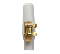 Juego de accesorios para saxofón alto con boquilla ligera para una mejor jugabilidad (blanco)