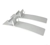 Juego de accesorios para soporte de panel de calefacción infrarroja, 1 par de patas de aleación de aluminio para estabilidad y posicionamiento del calentador infrarrojo (plata)