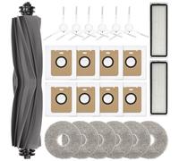 Juego de accesorios para Xiaomi X20+ / X10+ / Dreame L10s Ultra/L10 Ultra/L10 Prime L10s Pro Gen 2, S10, S10 Pro, S20, S20 Pro Robot aspirador de 21 piezas