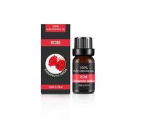 Juego de aceite esencial de aromaterapia de plantas unilaterales 3 × 10 ml/botella 9 tipos de cera de aceite esencial de aromaterapia de plantas perfumadas (Rosa)