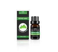 Juego de aceite esencial de aromaterapia de plantas unilaterales 3 × 10 ml/botella 9 tipos de cera de aceite esencial de aromaterapia de plantas perfumadas (Menta)