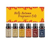 Juego de aceites aromáticos de Navidad, aceites esenciales de invierno, 6 aceites esenciales de Navidad de alta calidad para difusor, fabricación de velas, juego de regalo de aceite perfumado para