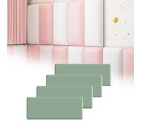 Juego de acolchado de pared autoadhesivo 3D, paneles de cabecero anticolisión para niños, cojín decorativo de pared para sala de estar tatami