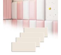 Juego de acolchado de pared autoadhesivo 3D, paneles de cabecero anticolisión para niños, cojín decorativo de pared para sala de estar tatami