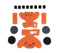 Juego de Acolchado de Rodillera Izquierda POD K1 MX Niño Naranja M Naranja