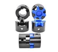 Juego de acopladores de acoplamiento de mandíbula en L, acoplamientos en L L100 Ciruela de chavetero de tres mandíbulas tipo L(16x28mm)