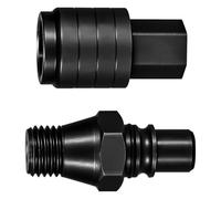 Juego de acoplamientos de taladro de agua de grado profesional, mecanismo de cambio rápido, mejora la durabilidad, compatibilidad de rosca estándar, componente de taladro resistente al desgaste