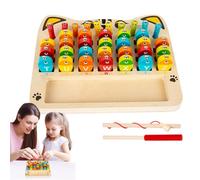 Juego De - Actividad Educativa y de Aprendizaje de Madera Magnética | Juguete de Despertar Cognitivo para Kindergarten | para Niños Y Niñas, En Casa, En La Escuela, En El Aula, Los Días De P