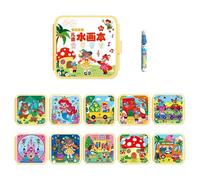 Juego de acuarela - Accesorios educativos portátiles para acuarelas, kit de acuarela de viaje con rotuladores, pintura creativa para niños, niñas, principiantes, manualidades, hogar, aula, cumpleaños