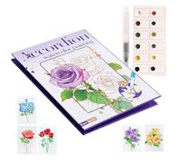 Juego De Acuarelas - Suministros Plegables para Colorear - Rotuladores y Marcadores Artísticos para Acuarela - Para Niños Y Niñas Principiantes Artistas Adultos Manualidades Diario Hogar Y Aula Escola