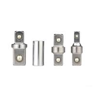 Juego de adaptadores cuadrados de varios tamaños de 1/2, 1/4, 3/8 para una transferencia eficiente de par y fácil cambio entre unidades cuadradas y hexagonales