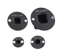 Juego de adaptadores de acero, acero inoxidable, juego de 4 piezas, kit de extensión de herramienta compacta, accesorio para reparación de hogar, 3,15 x 3,15 x 2,44 pulgadas
