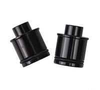 Juego de adaptadores de cubo de bicicleta de aleación de aluminio de 12 mm o 15 mm a 9 mm, conversión de eje pasante a liberación rápida, color negro, ligero para herramienta de actualización de