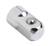 Juego de adaptadores de enchufe de 1/4 3/8 1/2 de alta resistencia, reductor de enchufe y adaptador de trinquete para herramienta de trinquete de aire, conector de extensión de llave en acero 45# (1