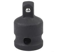 Juego de adaptadores de enchufe de grado profesional, extensor cuadrado para carraca, acabado de óxido negro para portabrocas de cambio rápido (3/8 a 1/4)
