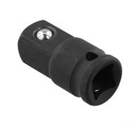 Juego de adaptadores de enchufe de grado profesional, extensor cuadrado para carraca, acabado de óxido negro para portabrocas de cambio rápido (3/8 a 1/2)