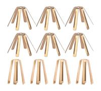 Juego de adaptadores de golf genéricos, conjunto de spacer de latón, ajustable Shaft Fit Parts, 6 Leg Club Sleeves, for Men Women Golfers Professional Workshop Course Training Equipment Repair Use