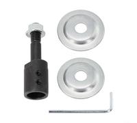 Juego de adaptadores de husillo para amoladora de banco y convertidor de taladro a muela, varilla de extensión de motor de eje de 5-16 mm, molienda y pulido de metal (16 mm)