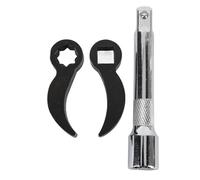 Juego de adaptadores de llave de barra de palanca de 1/2 pulgadas |Acero tratado térmicamente para reparaciones en espacios reducidos |Herramienta de extracción de medio