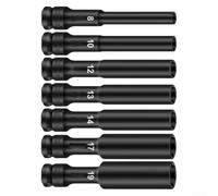 Juego de adaptadores de llave de enchufe de pared fina excepcional resistencia y durabilidad para un uso duradero (8+14)