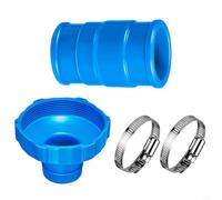 Juego de adaptadores de manguera para Intex 11238, conector de aspiradora de piscina con 2 abrazaderas, conexión de 1,25 x 1,5 pulgadas para piscinas Above Ground, cestas de skimmer y boquillas de