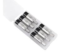 Juego de adaptadores de par de torsión de ámbar de 6 piezas, 0,6 - 3,0 Nm, para puntas de 1/4 pulgadas, juego de adaptadores de herramientas de tornillo, acero de aleación HRC 43-48