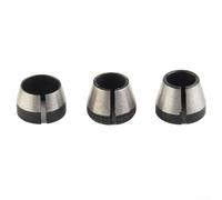 Juego de adaptadores de portabrocas de casquillo dividido tratado térmicamente para máquina de grabado, herramienta de enrutador de madera, conversión de portabrocas