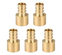 Juego de adaptadores de sudor hembra PEX B fáciles de instalar, soluciones de fontanería de latón compatibles con varios métodos de conexión (3/4 pulgadas, 10 piezas)