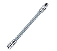 Juego de adaptadores de varilla de extensión de enchufe para trinquetes de 1/4 3/8 1/2 pulgadas con eje de resorte elástico y articulación de 90 grados (3/8)