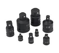 Juego de adaptadores de vaso de 8 piezas de 1/4" a 3/8", 3/8" a 1/4", 3/8" a 1/2", 1/2" a 3/8", 1/2" a 3/4", 3/4" a 1/2", 3/4" a 1", 1" a 3/4"
