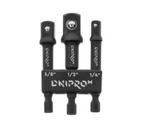 Juego de adaptadores de vaso Dnipro-M 1/4", 3/8", 1/2" 3 uds.