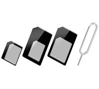 Juego de Adaptadores Nano-SIM micro-SIM tarjetas SIM (3 en 1) con Herramientas. extractor