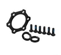 Juego de adaptadores para bujes de bicicleta de 15 x 100 mm a 110 mm y 12 x 142 mm a 148 mm para Boost Kit de conversión delantera trasera con arandelas y tornillos negro (logotipo de la marca trasera