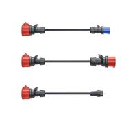 Juego de adaptadores para cargador go-e Gemini flex 11 kW, 3 piezas