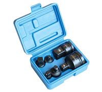 Juego de adaptadores para llave de impacto (6 piezas, 1/4"-3/4")