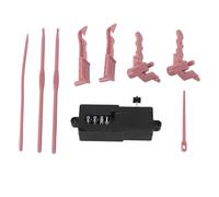 Juego de Adaptadores para Máquina de Tejer Accesorios de Tejido Eficientes para Sentro, Tensor de Tejido Liviano y Kit de Gancho de Tejer para Uso Doméstico (Juego de 9 piezas.)