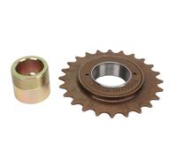 Juego de adaptadores para rueda de bicicleta, rueda de una velocidad de 24T con conector de volante de 24 mm, adaptador de material de hierro para triciclos eléctricos,