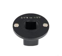 Juego de adaptadores profesionales de bajo perfil, acero tratado térmicamente, reductor de accionamiento de 1/4 a 3/8 3/8 a 1/2 1/2 a 3/4 3/4 a 1 pulgada para reparación de automóviles, negro (12,7 a