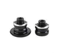 Juego de adaptadores QR a eje pasante para conversión de buje delantero de liberación rápida M9 de 15 mm y buje trasero M10 de 12 mm con 100 mm, 135 mm, 142 mm de distancia entre ejes (10 x 135 mm)