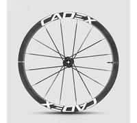 Juego de adhesivos para rueda de bicicleta de carretera CADEX MAX40, varios colores, tamaño original (10, blanco)