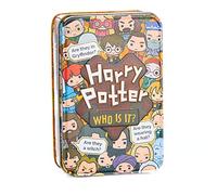 Juego de Adivina Quién Harry Potter - Producto Oficial, 32 Cartas, 72 Personajes para adivinar, Juego portátil y Divertido para Adultos y niños