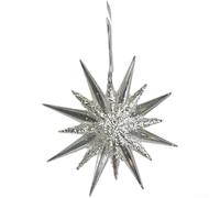 Juego de adornos colgantes navideños en acrílico transparente para decoraciones a base de cristal con múltiples formas, incluyendo estrellas, árboles, ángeles, lazos y figuras bailando (A)