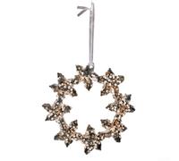 Juego de adornos navideños acrílicos para festivos, 15 piezas para decoraciones colgantes transparentes con ángeles, copos de nieve, árboles, alce y bastón (muertes de perchas)