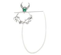 Juego de adornos únicos de horquilla de bruja, elegante palo para el pelo con bruja mágica inspirada para reuniones